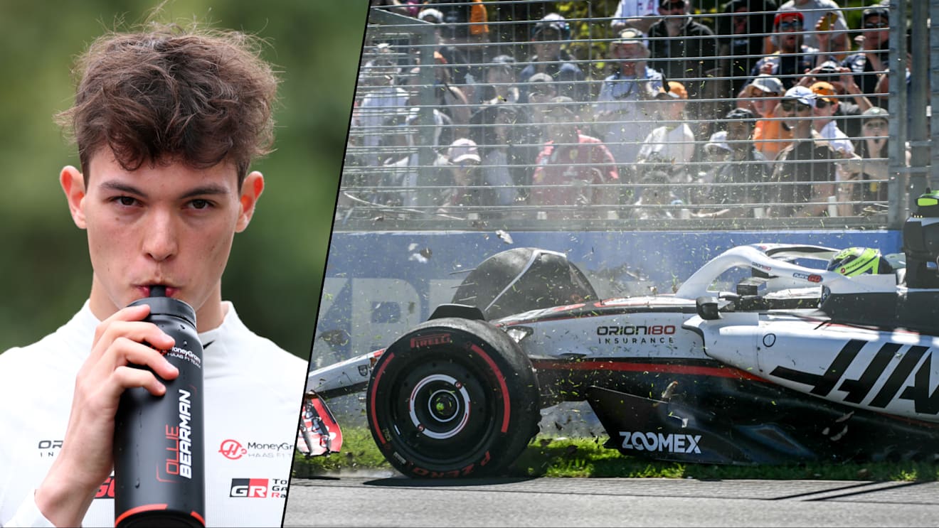 Bearman explains ‘small mistake’ behind his day-ending crash in Australia